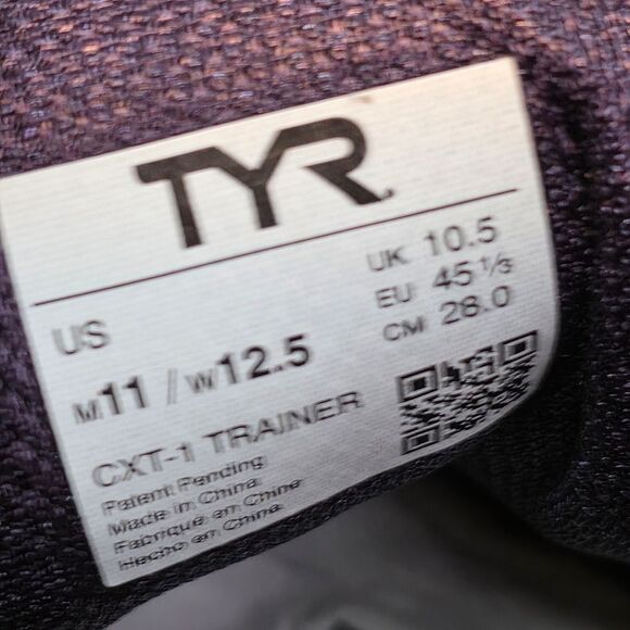 TYR CXT-1 Trainers Training Shoes Dark Purple Men's Size 11 Women's 12.5 - Picture 6 of 6